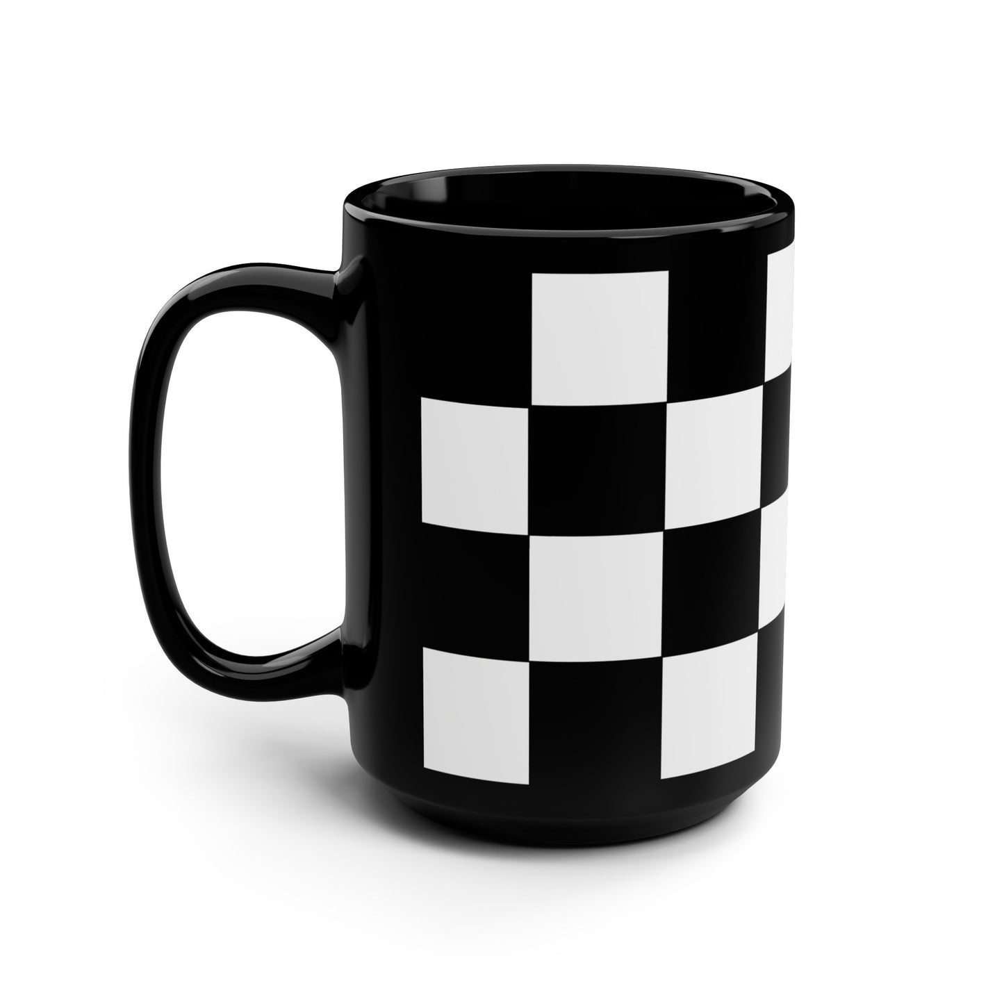 Checkered Coffee Mug right | retro coffee mugs