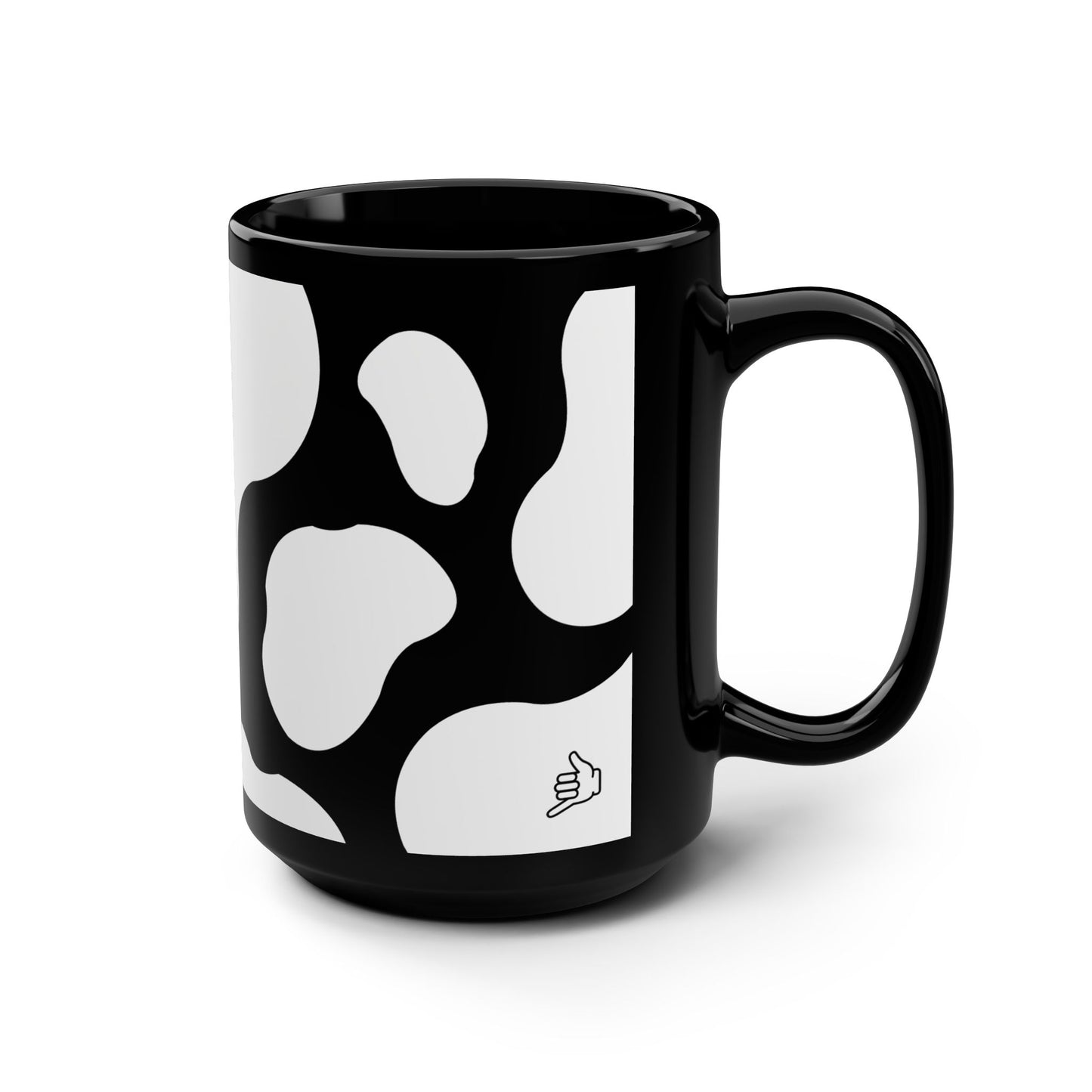 Cow Print Coffee Mug left