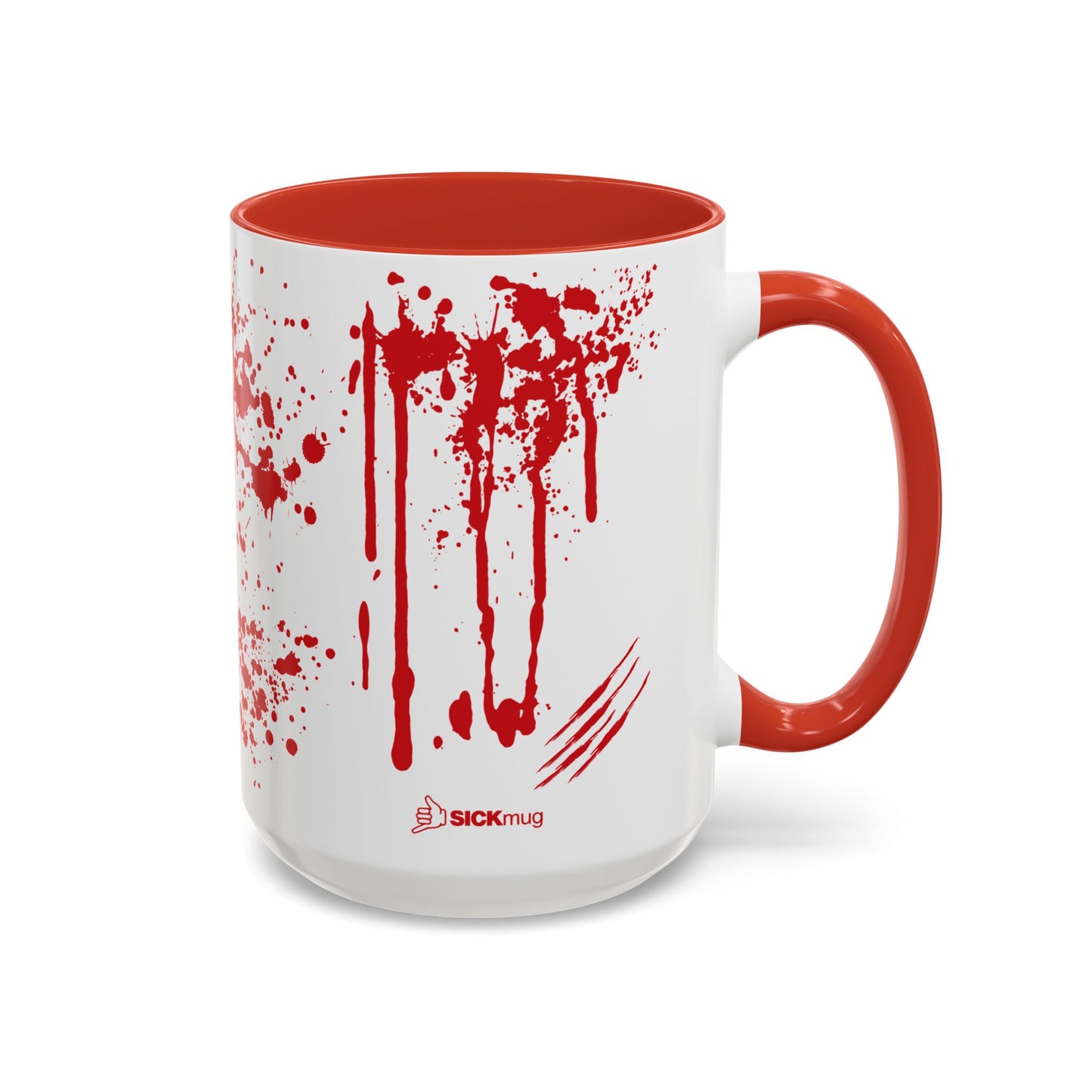 Crimson Slash Coffee Mug front left
