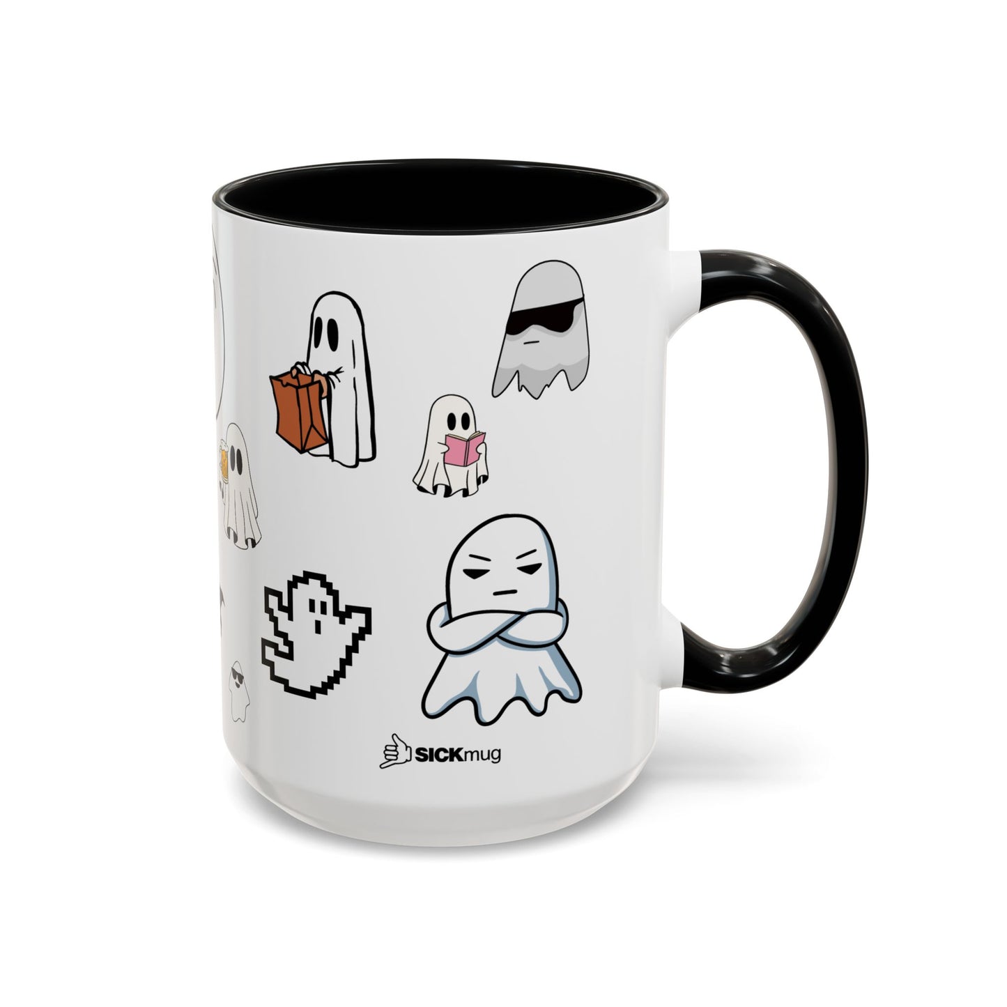 Ghost Party Coffee Mug left
