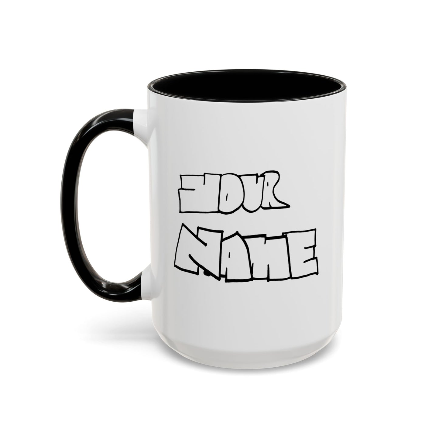 Personalized Hand Drawn Name Mug