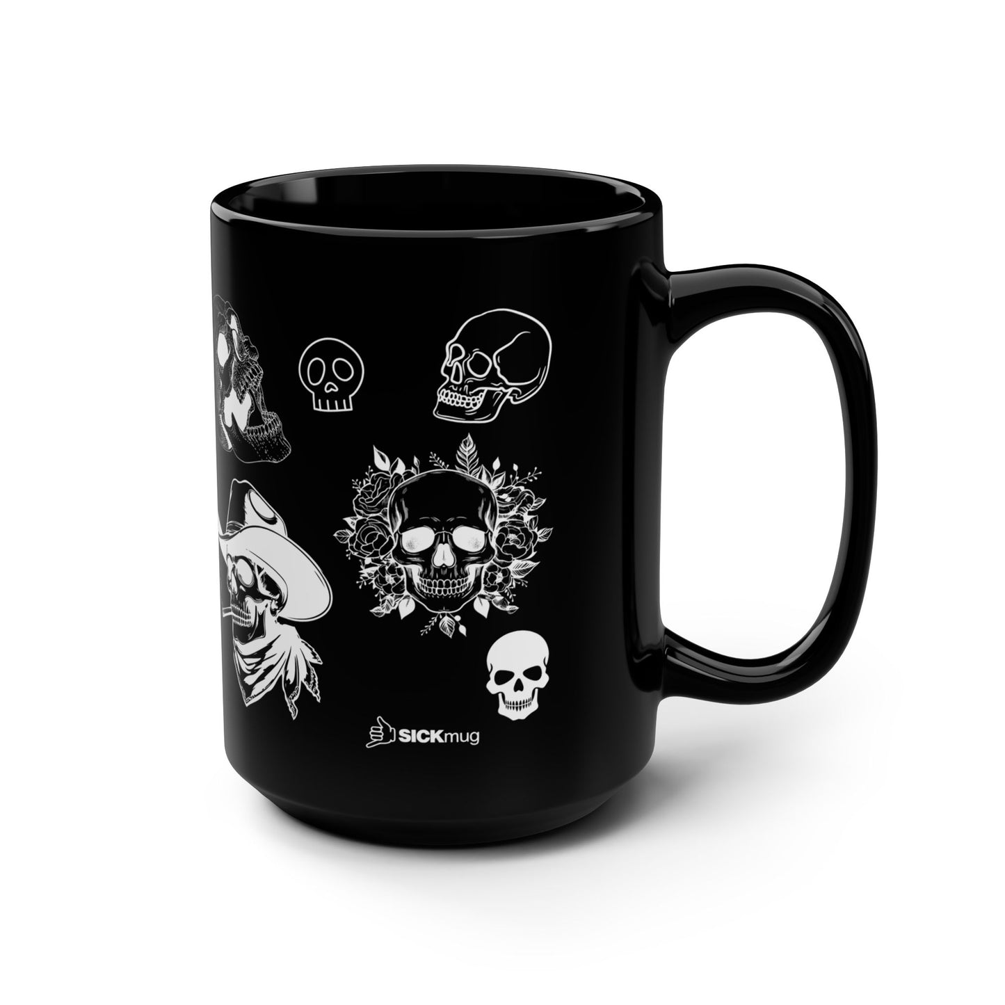 Skull Covered Coffee Mug 3