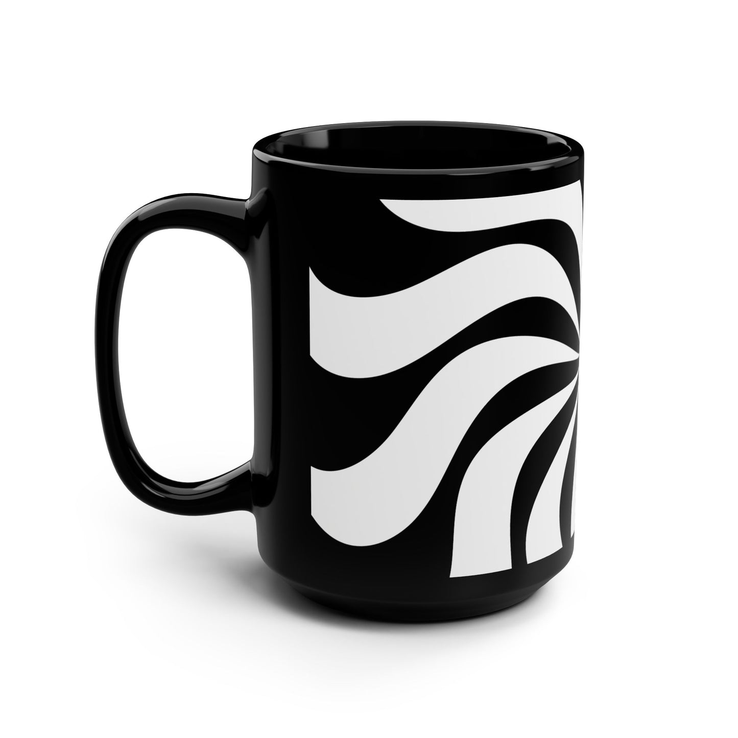 Trippy Squiggle Coffee Mug right | Trippy Coffee Mugs