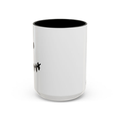 Skeleton Face Hand Drawn Mug