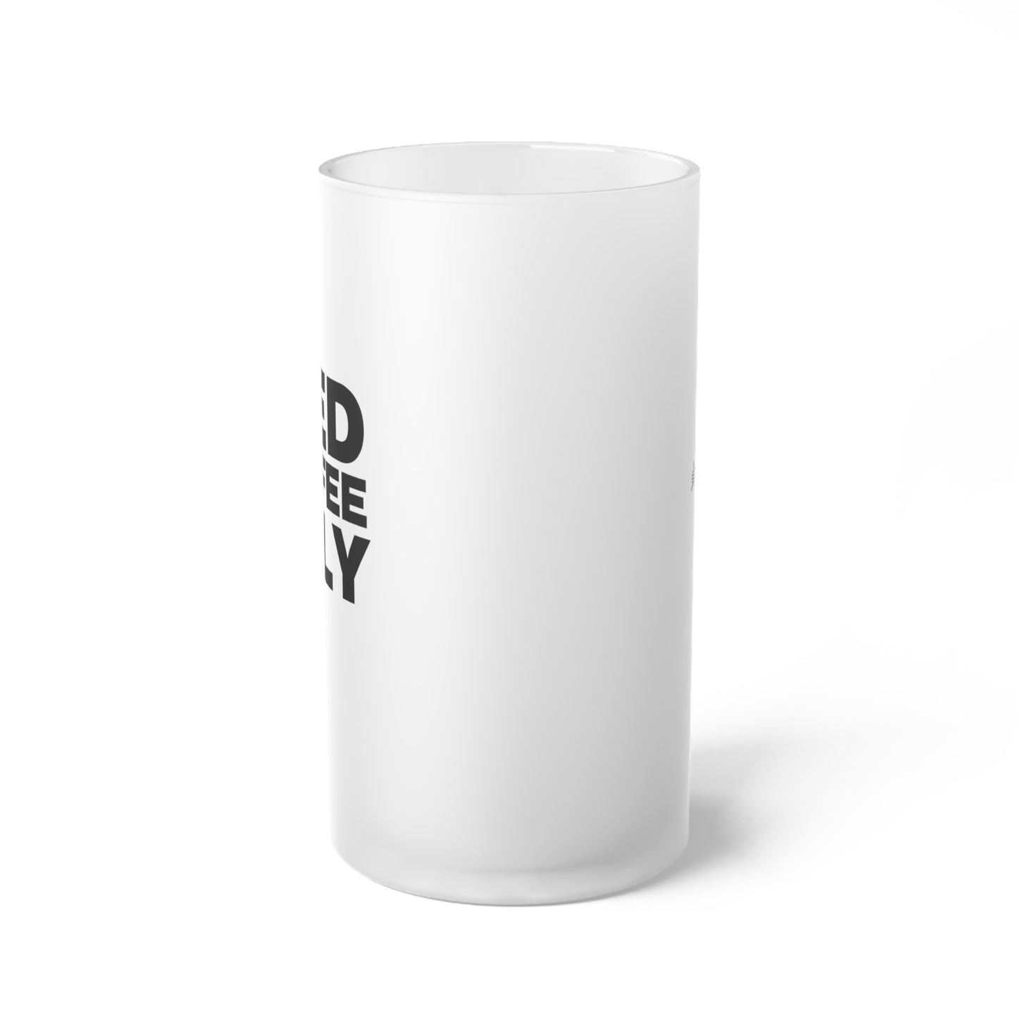 Iced Coffee Only Glass Mug