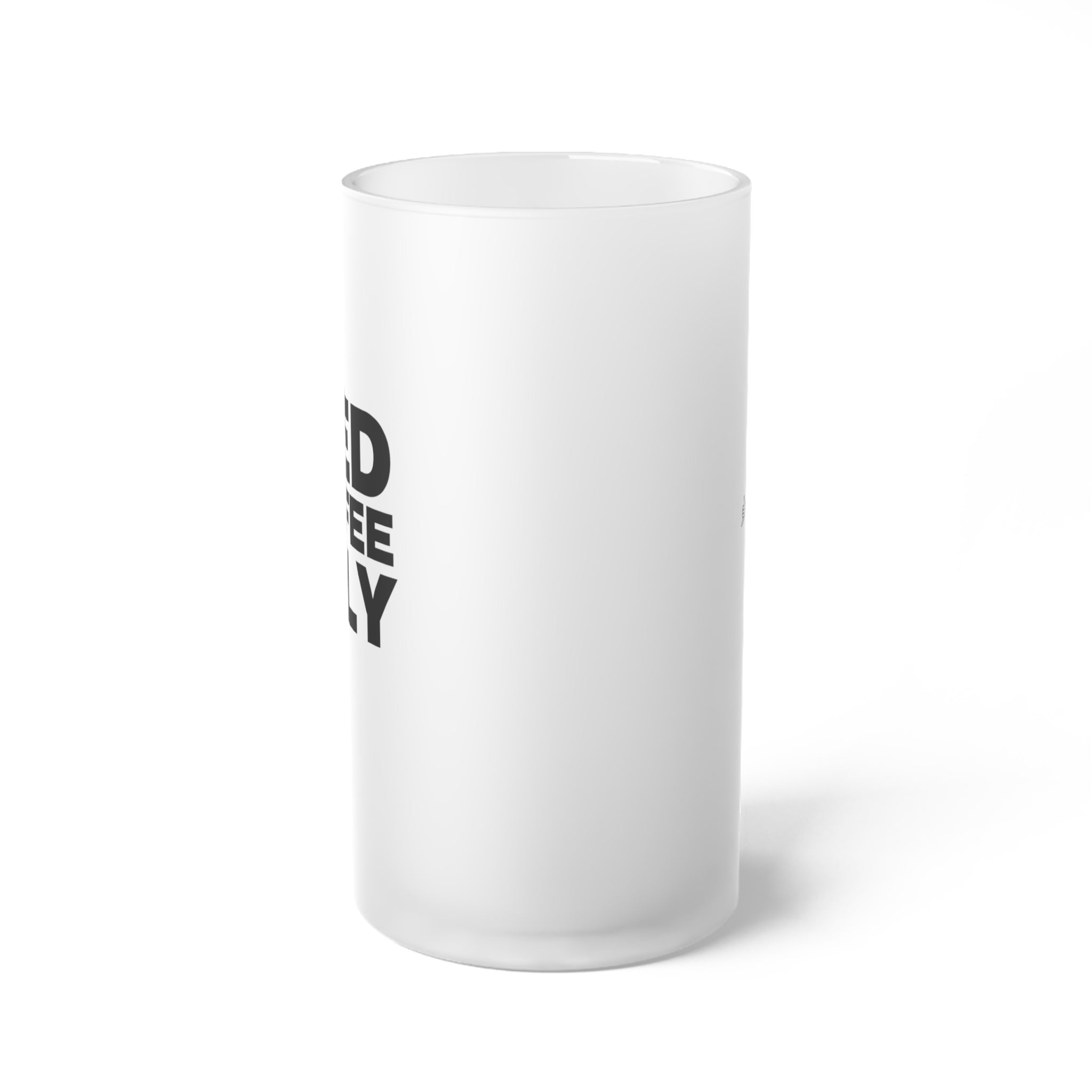 Iced Coffee Only Glass Mug