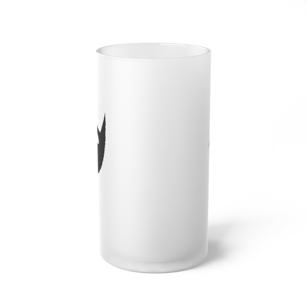 Beard Frosted Glass Mug
