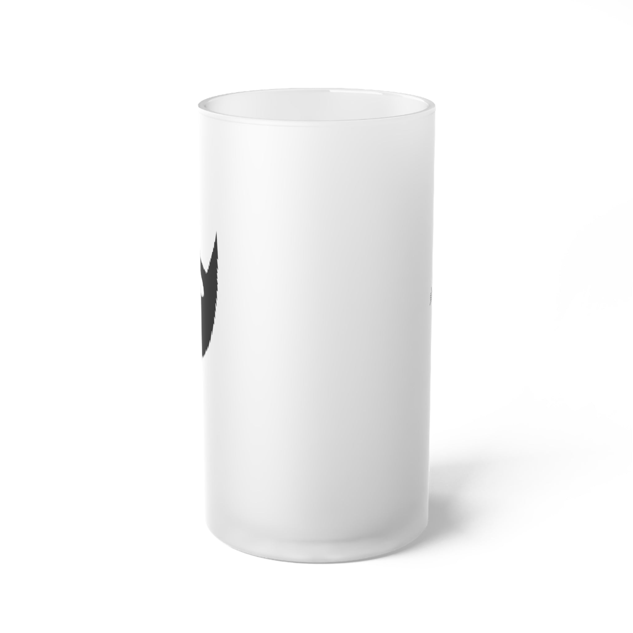 Beard Frosted Glass Mug