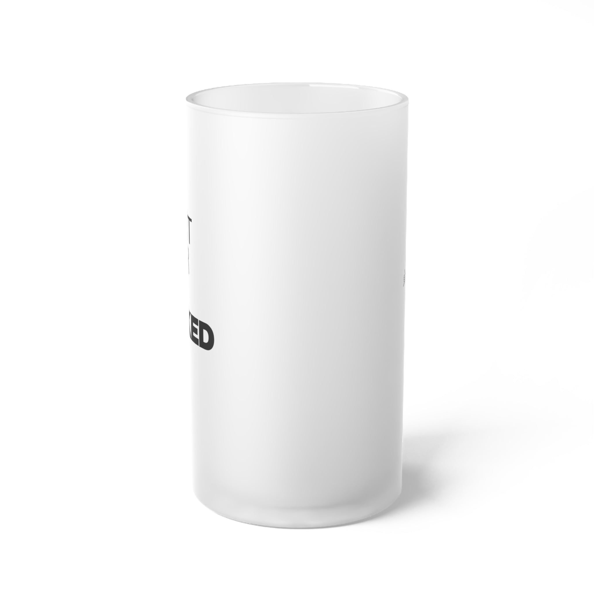 Start Your Day Stoked Frosted Glass Mug