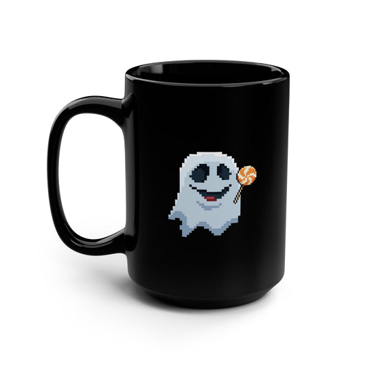 8bit Ghost Coffee Mug