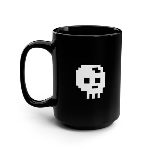 8bit Skull Coffee Mug