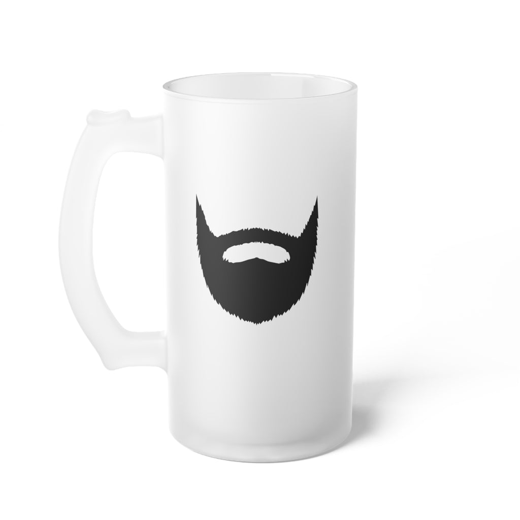 Beard Frosted Glass Mug