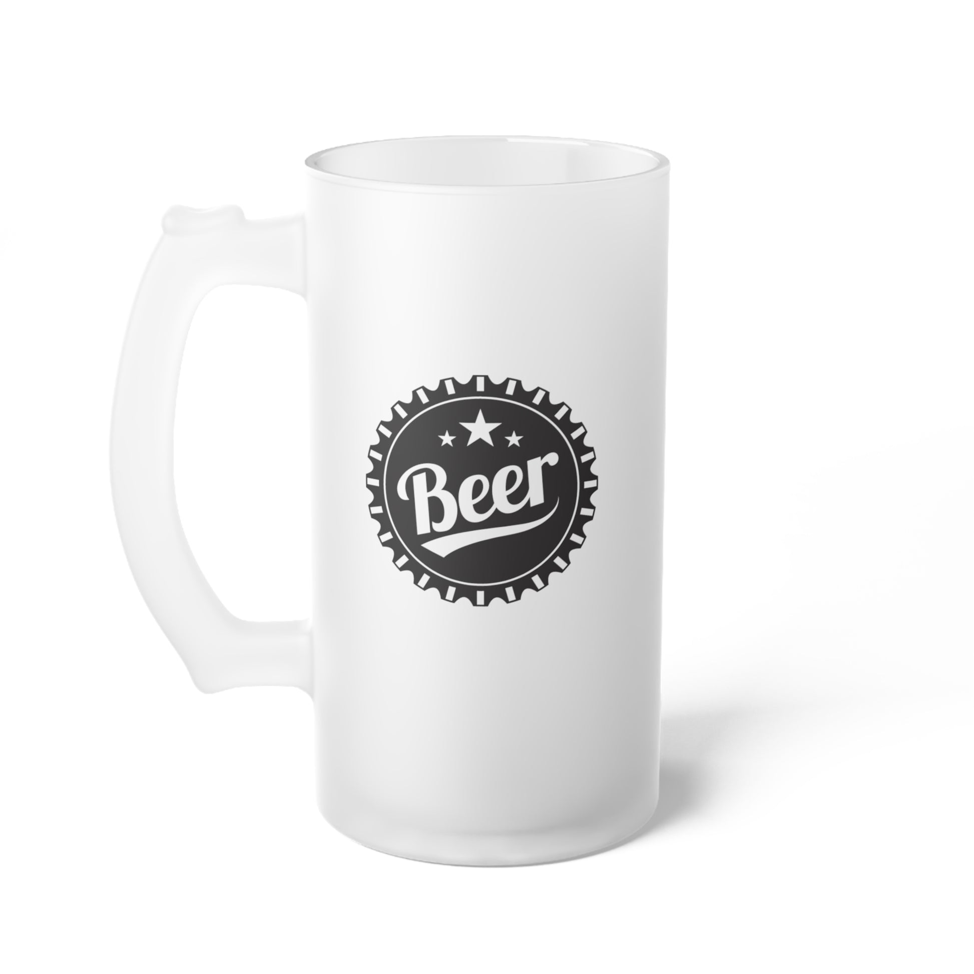 Beer Frosted Glass Mug