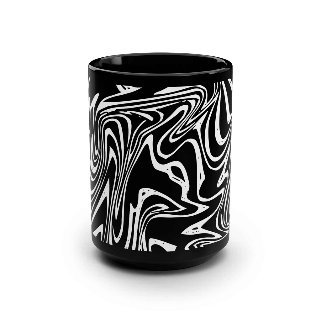 Black Flow Coffee Mug