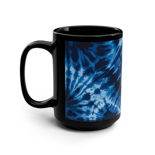 Blue Tie Dye Coffee Mug right