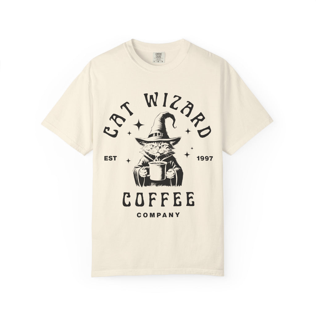 Cat Wizard Coffee T-Shirt