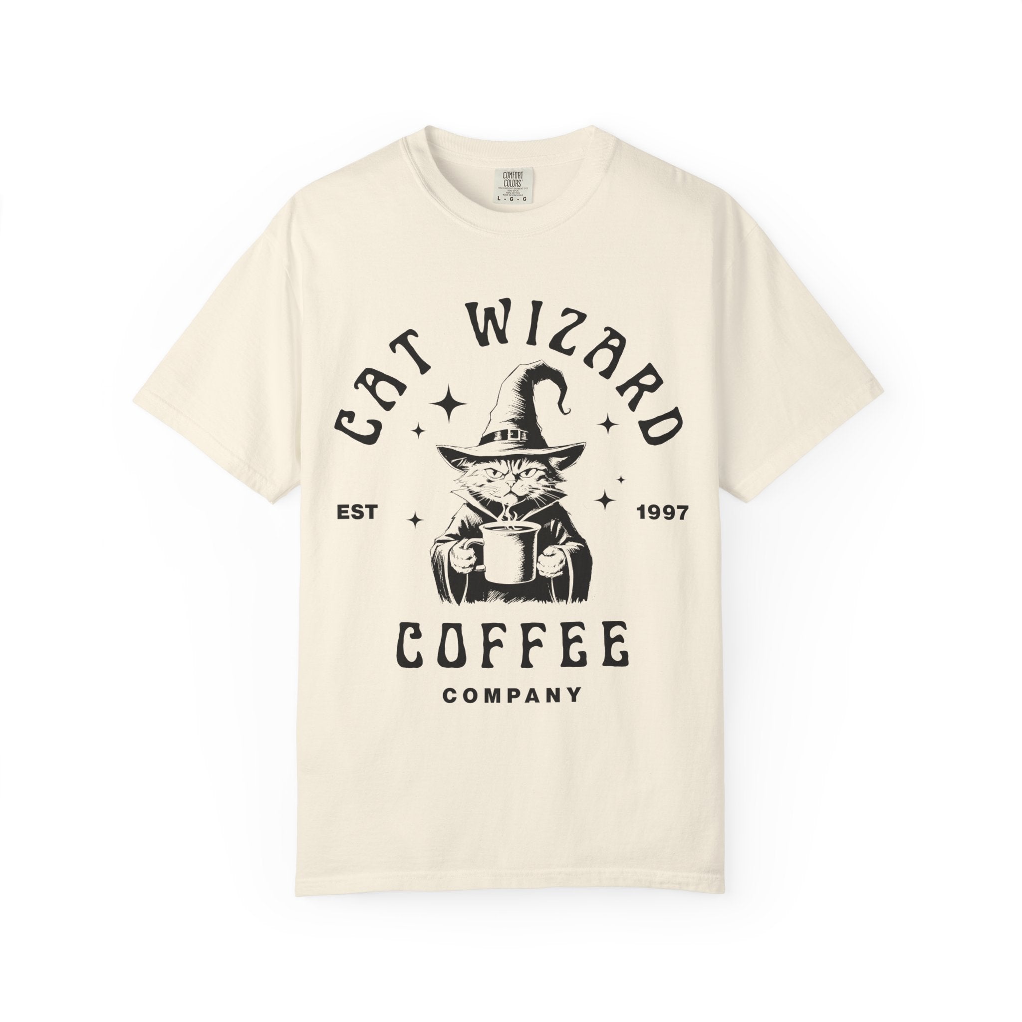 Cat Wizard Coffee T-Shirt