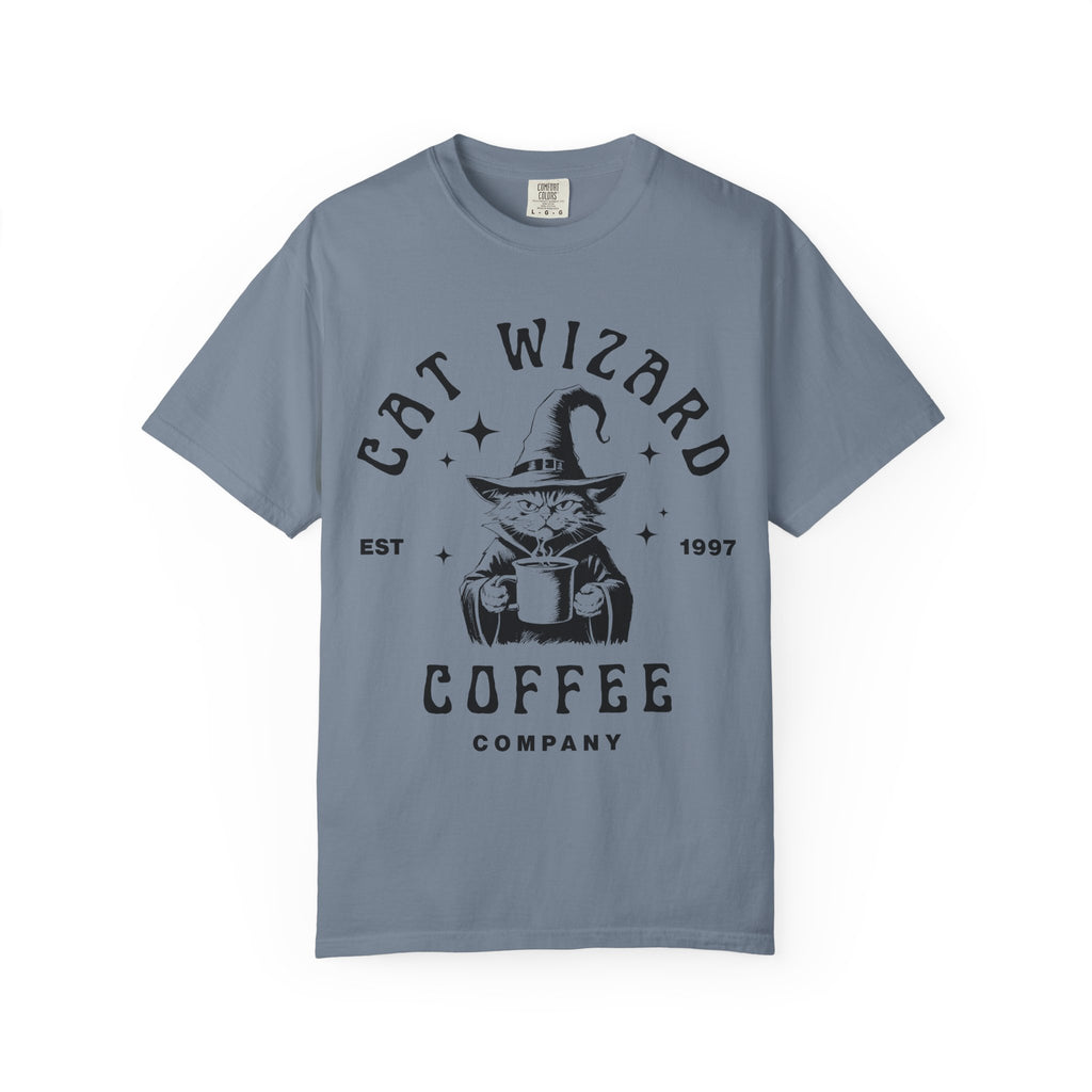 Cat Wizard Coffee T-Shirt