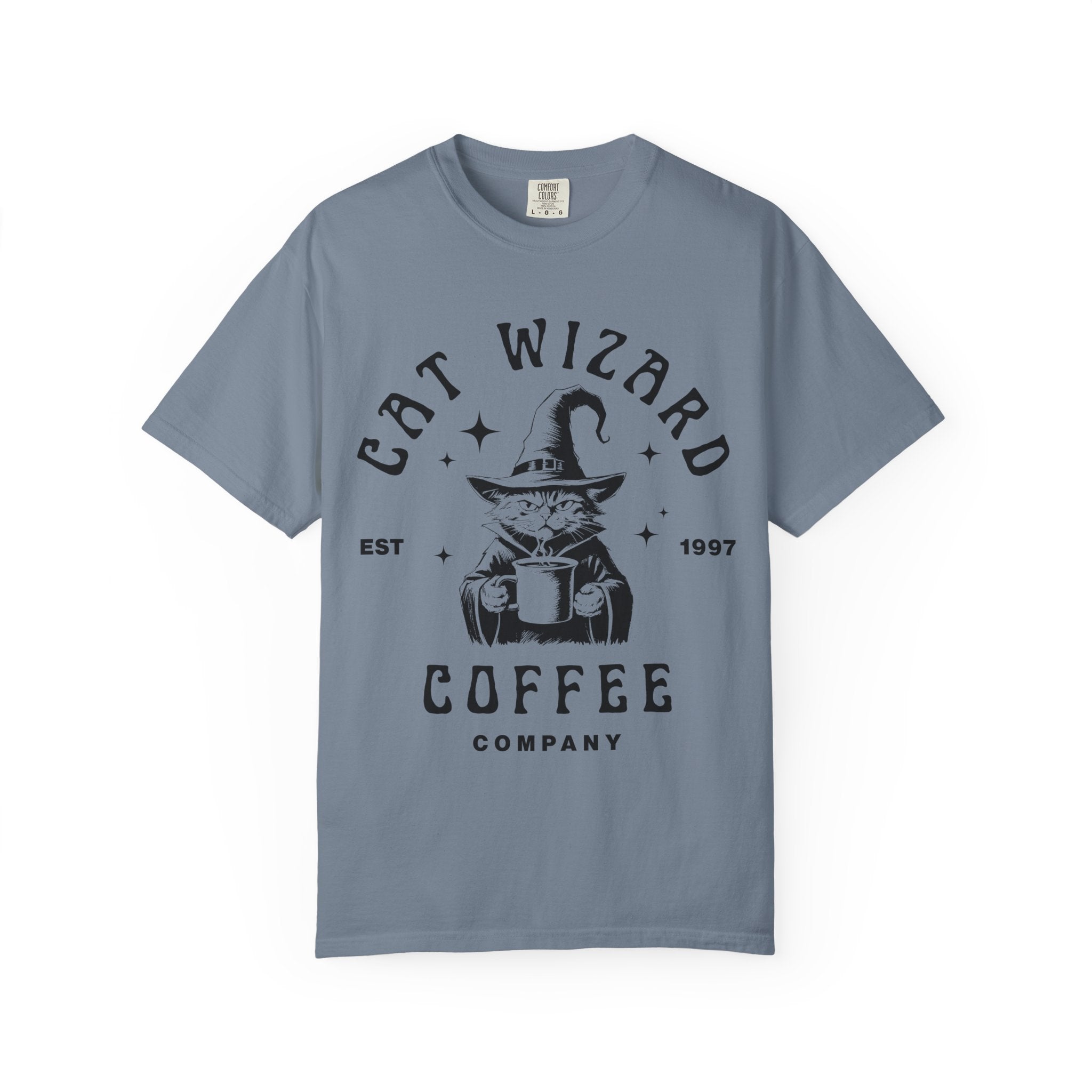 Cat Wizard Coffee T-Shirt