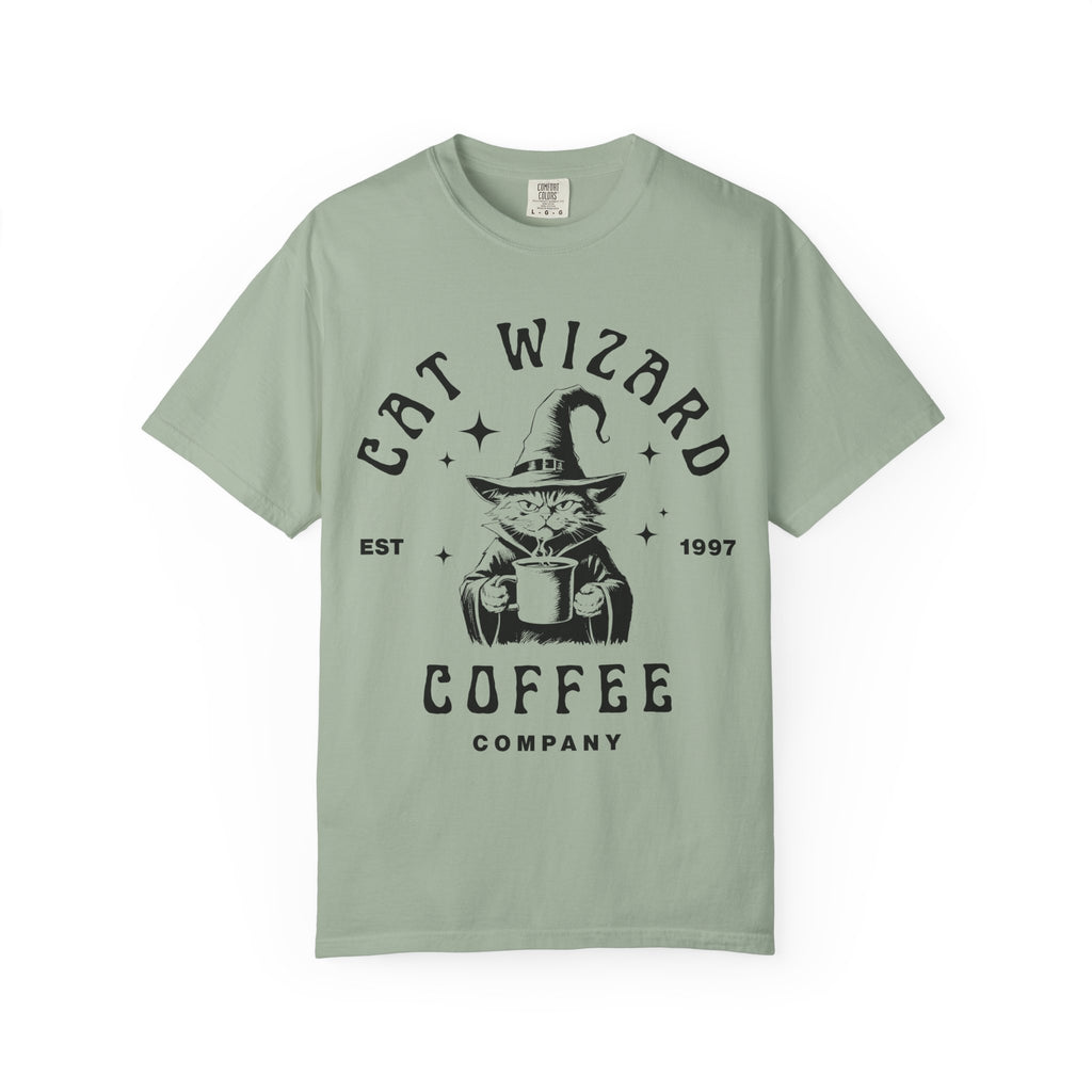 Cat Wizard Coffee T-Shirt