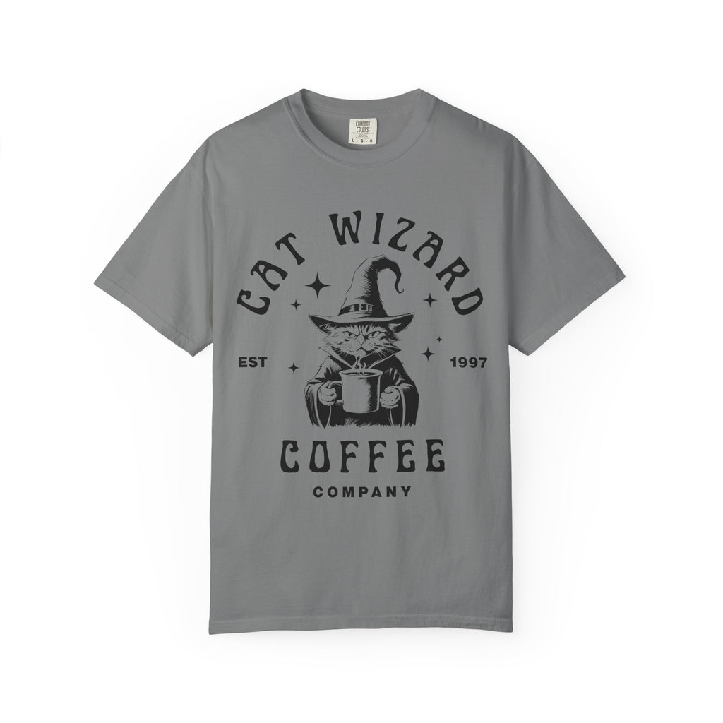 Cat Wizard Coffee T-Shirt