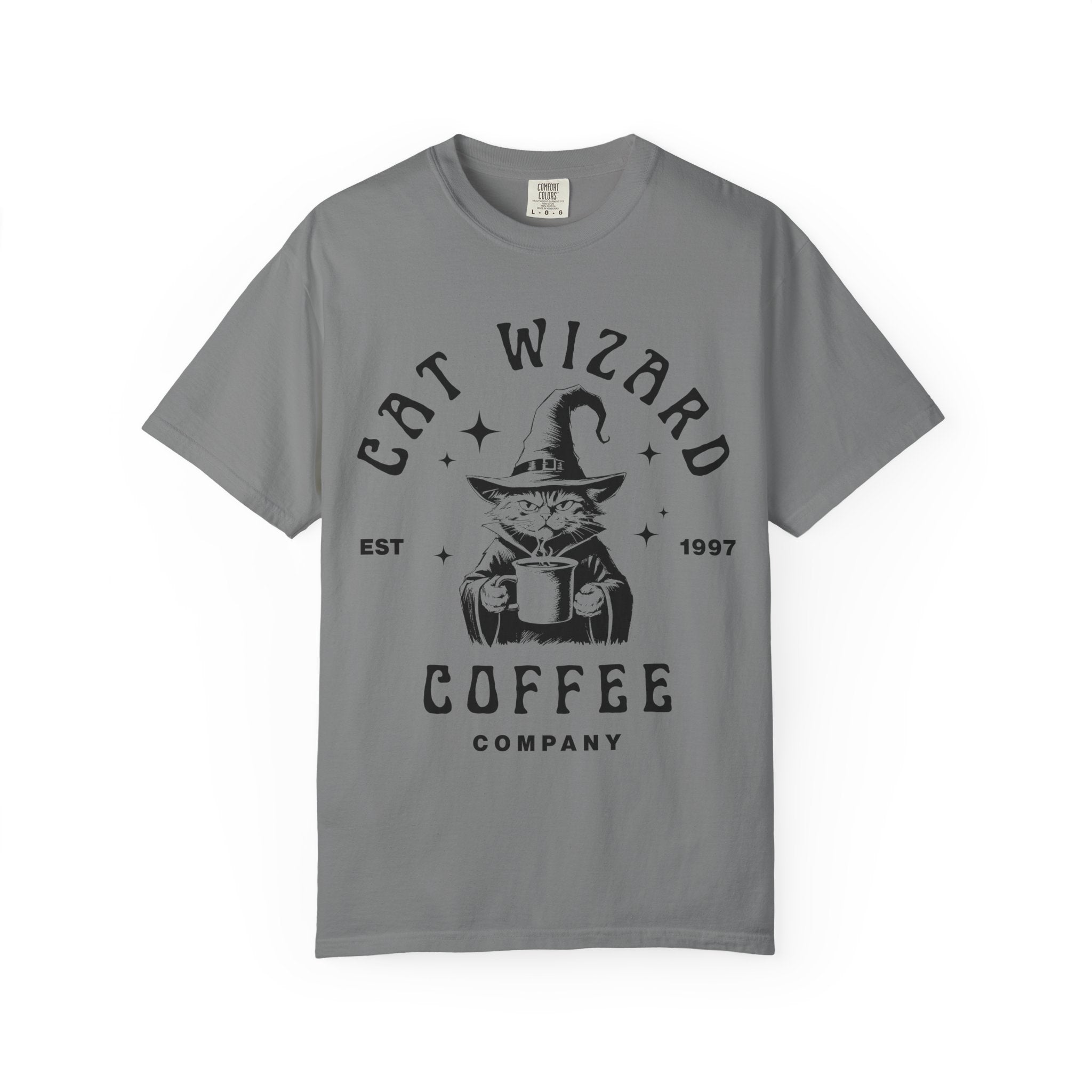 Cat Wizard Coffee T-Shirt