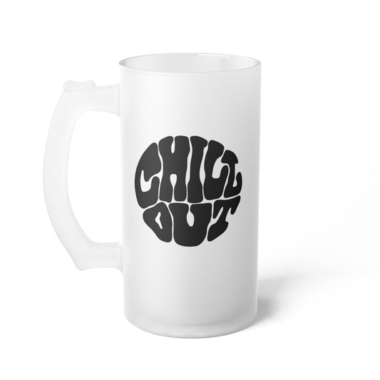 Chill Out Frosted Glass Mug