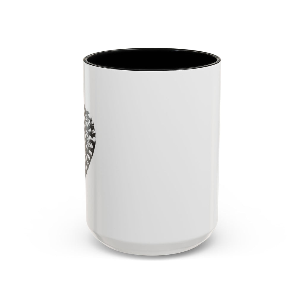Coffee Bean Heart Mug front