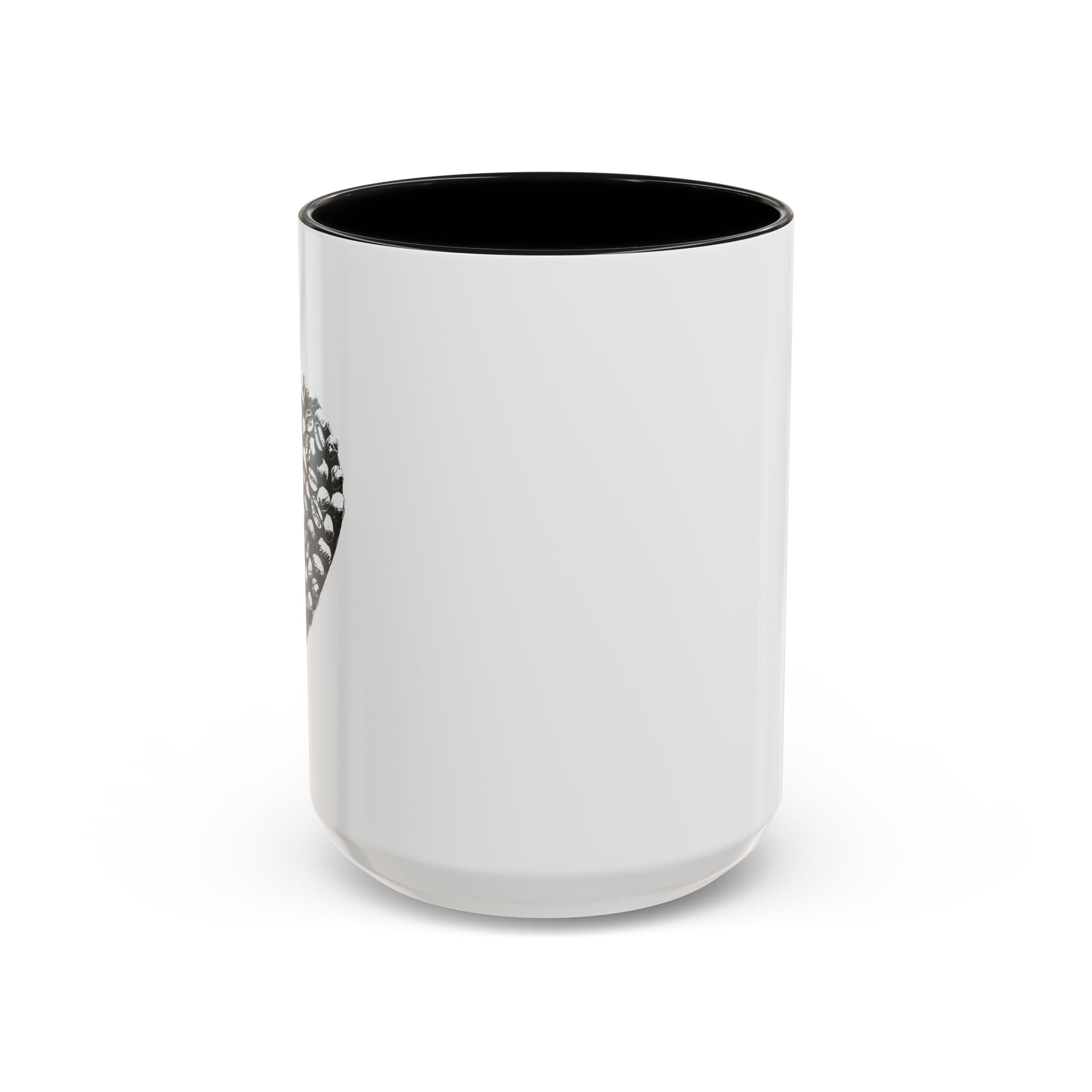 Coffee Bean Heart Mug front
