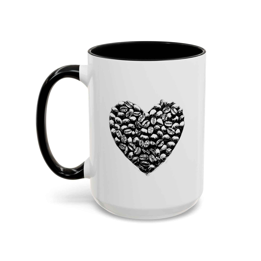 Coffee Bean Heart Mug