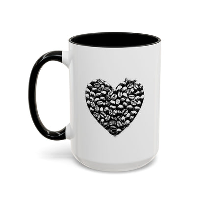 Coffee Bean Heart Mug right