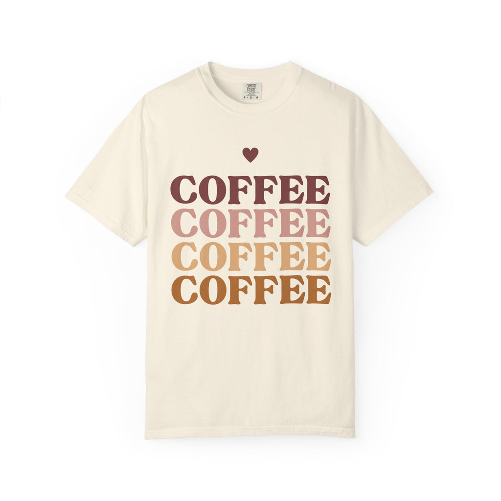 Coffee Coffee Coffee Heart T-Shirt