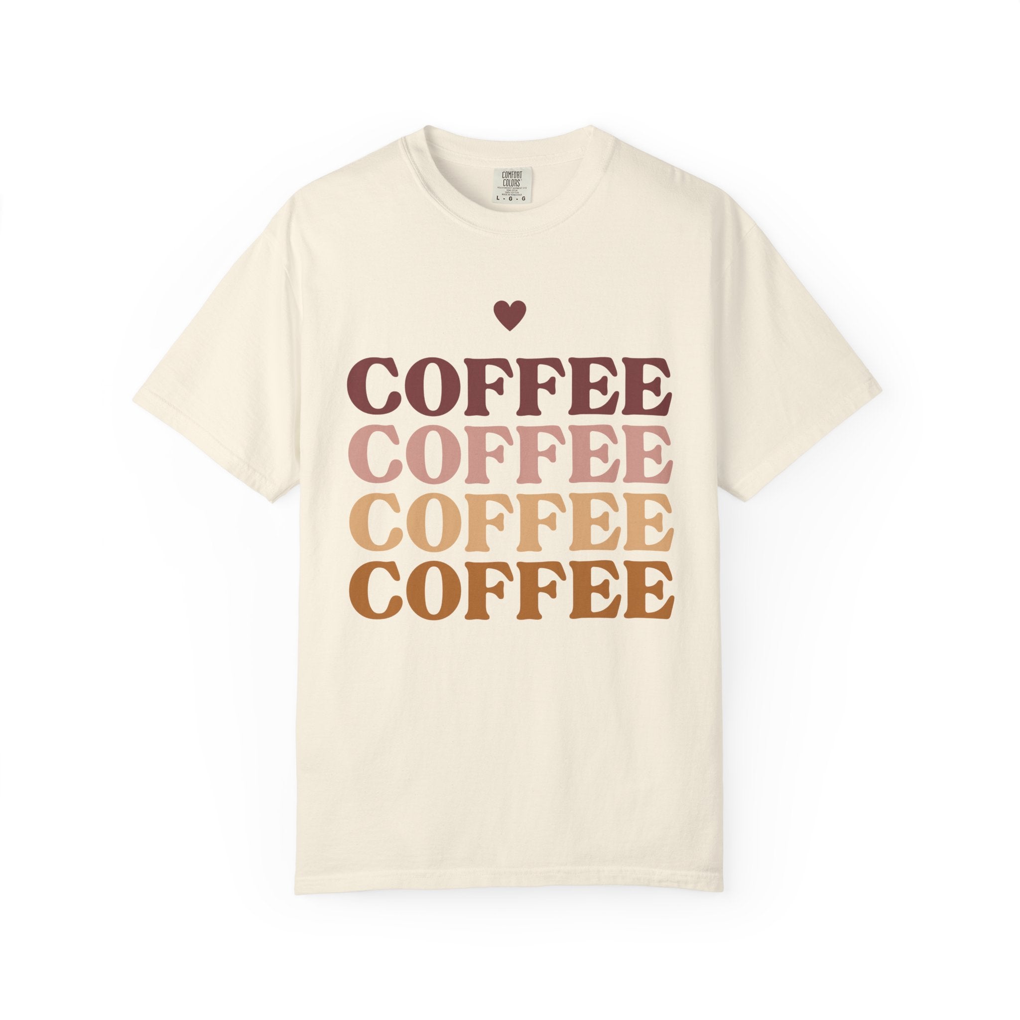 Coffee Coffee Coffee Heart T-Shirt