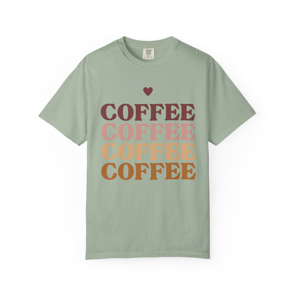 Coffee Coffee Coffee Heart T-Shirt