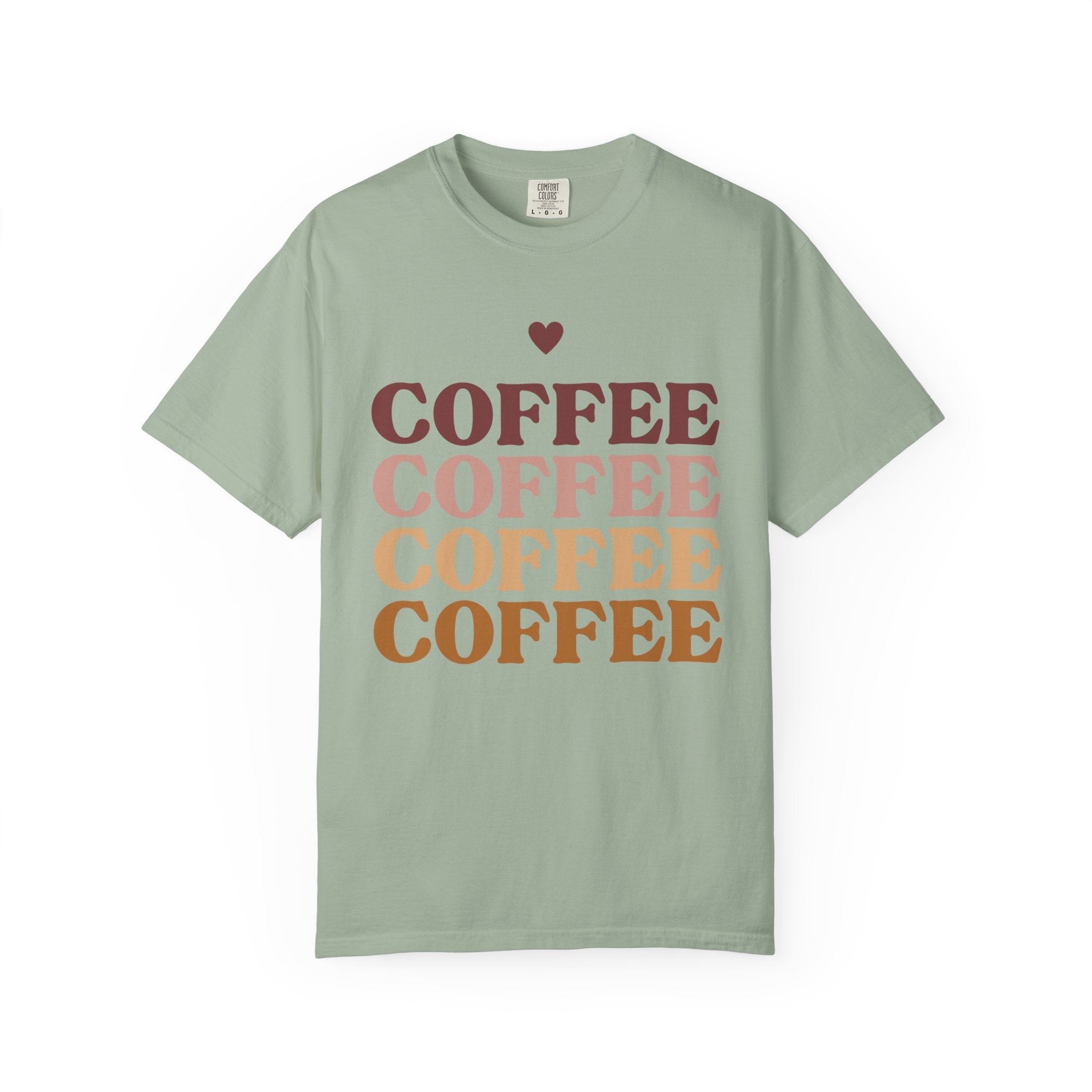 Coffee Coffee Coffee Heart T-Shirt