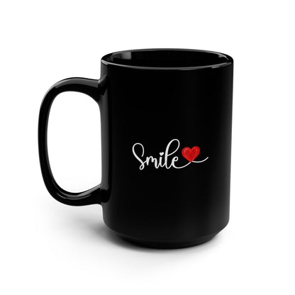 Cursive Smile Coffee Mug