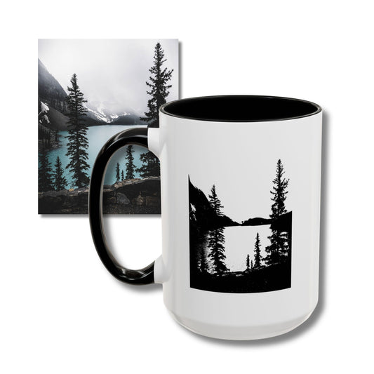 Custom Silhouette Mountain Mug