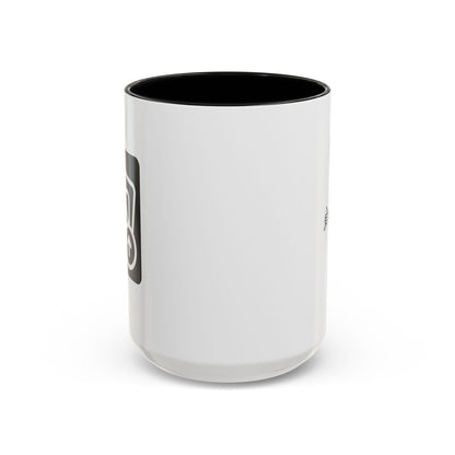 Custom Silhouette Photo Coffee Mug front