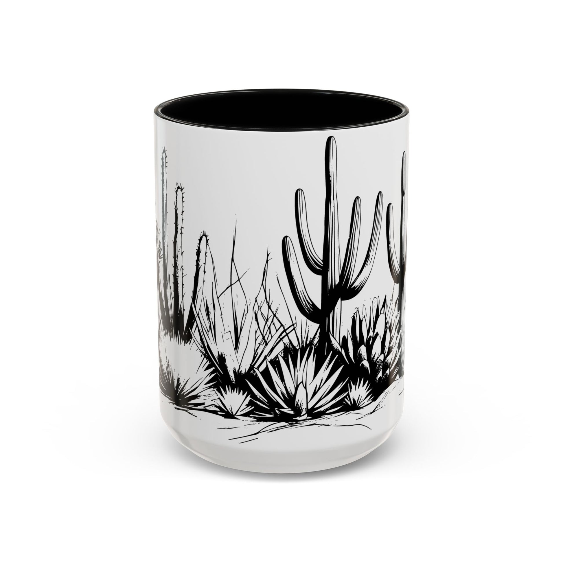 Desert Plants Coffee Mug front