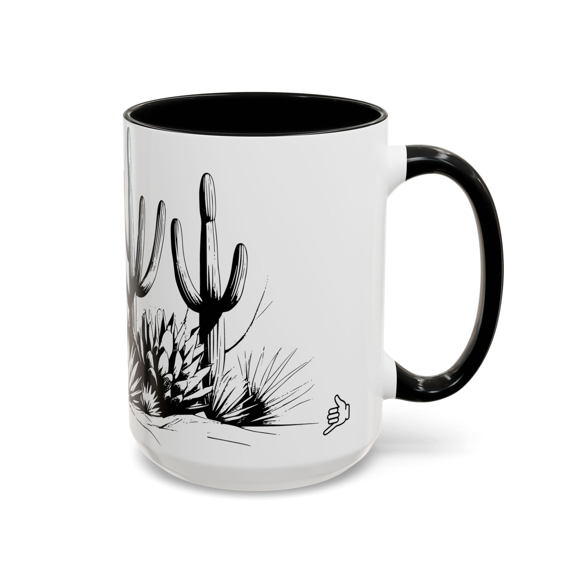 Desert Plants Coffee Mug left