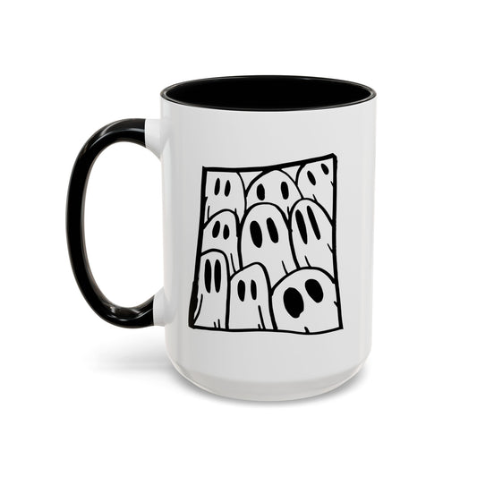 Ghost Portrait Hand Drawn Coffee Mug