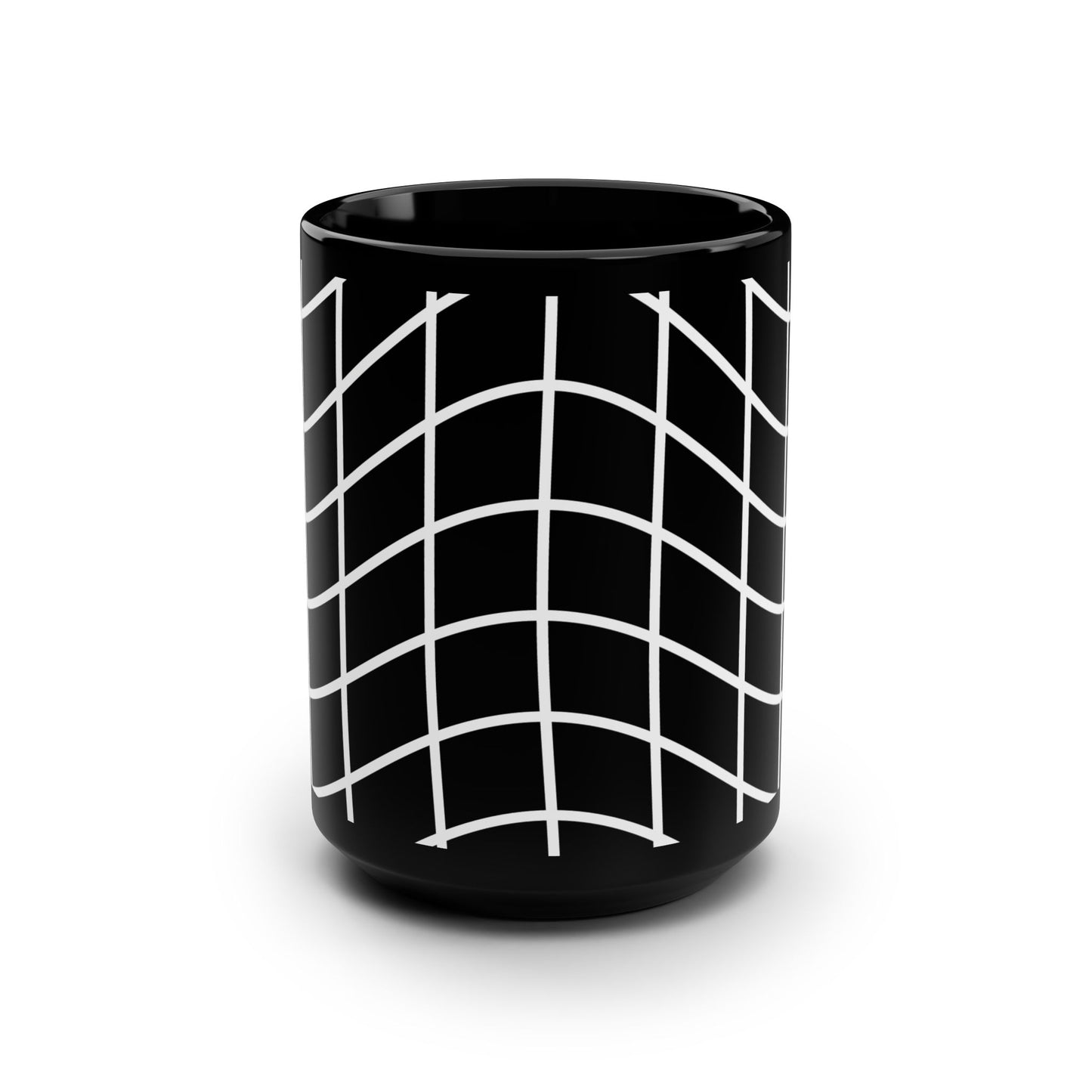 Grid Wave Coffee Mug front