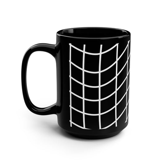 Grid Wave Coffee Mug right