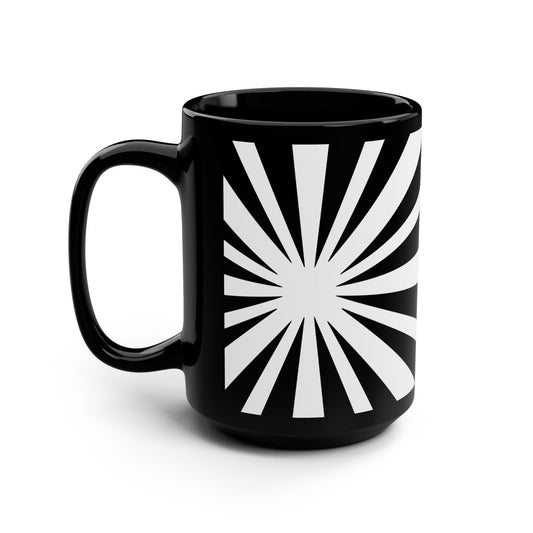 Hypnotic Burst Coffee Mug right | Trippy Mugs