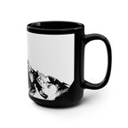Mountain Peak Silhouette Coffee Mug right