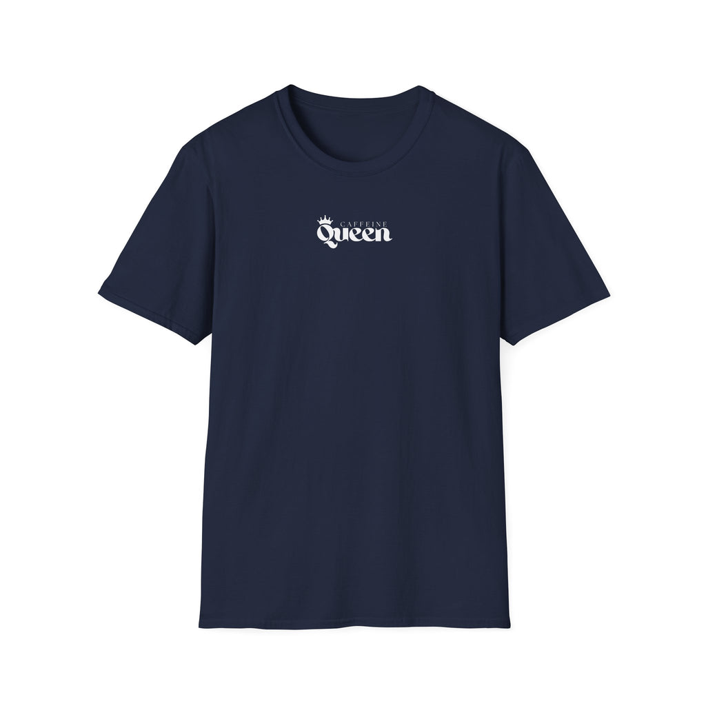 navy Caffeine Queen T-Shirt