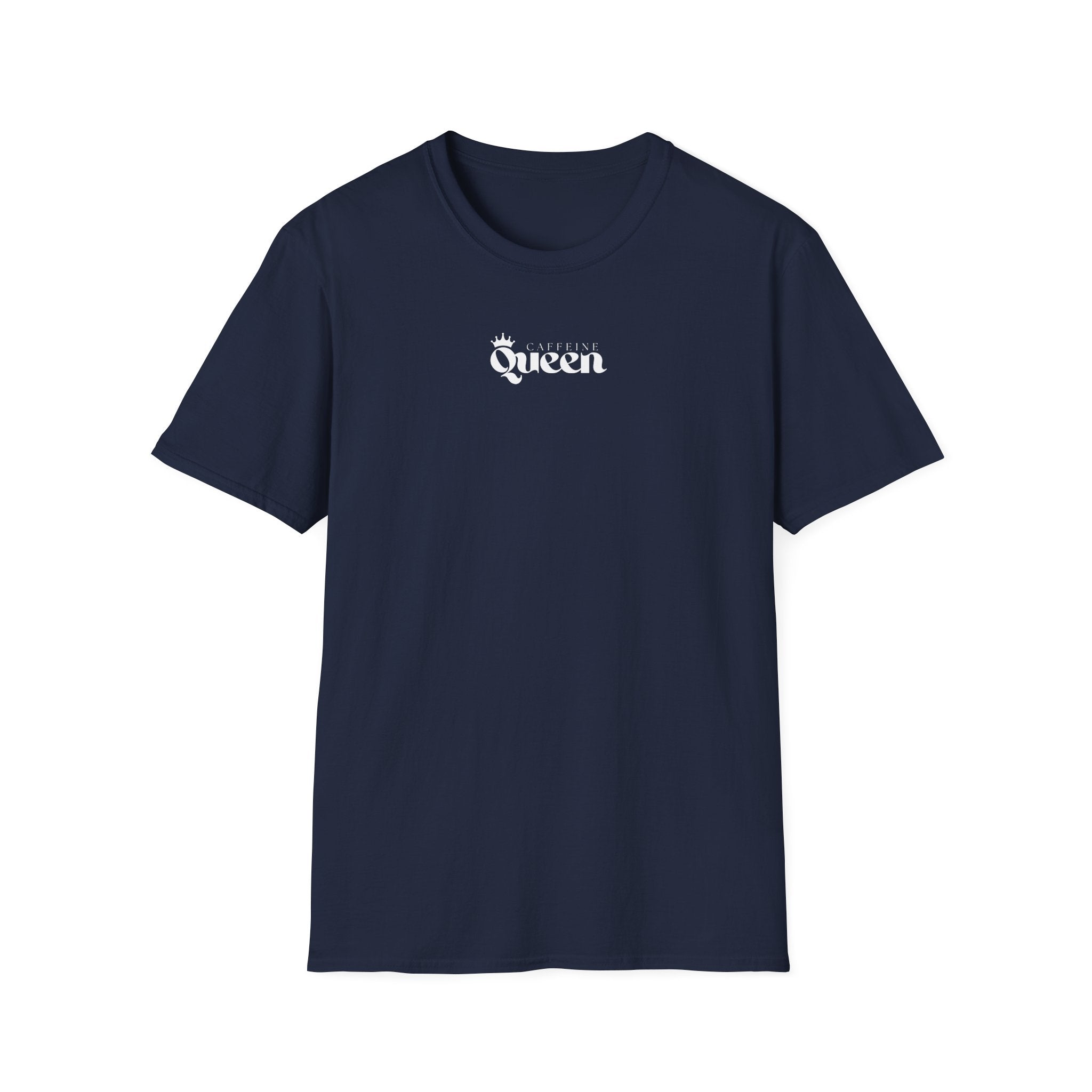 navy Caffeine Queen T-Shirt