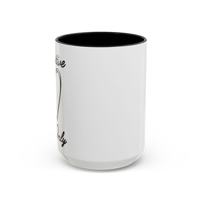 Paw-sitive Vibes Only Coffee Mug front