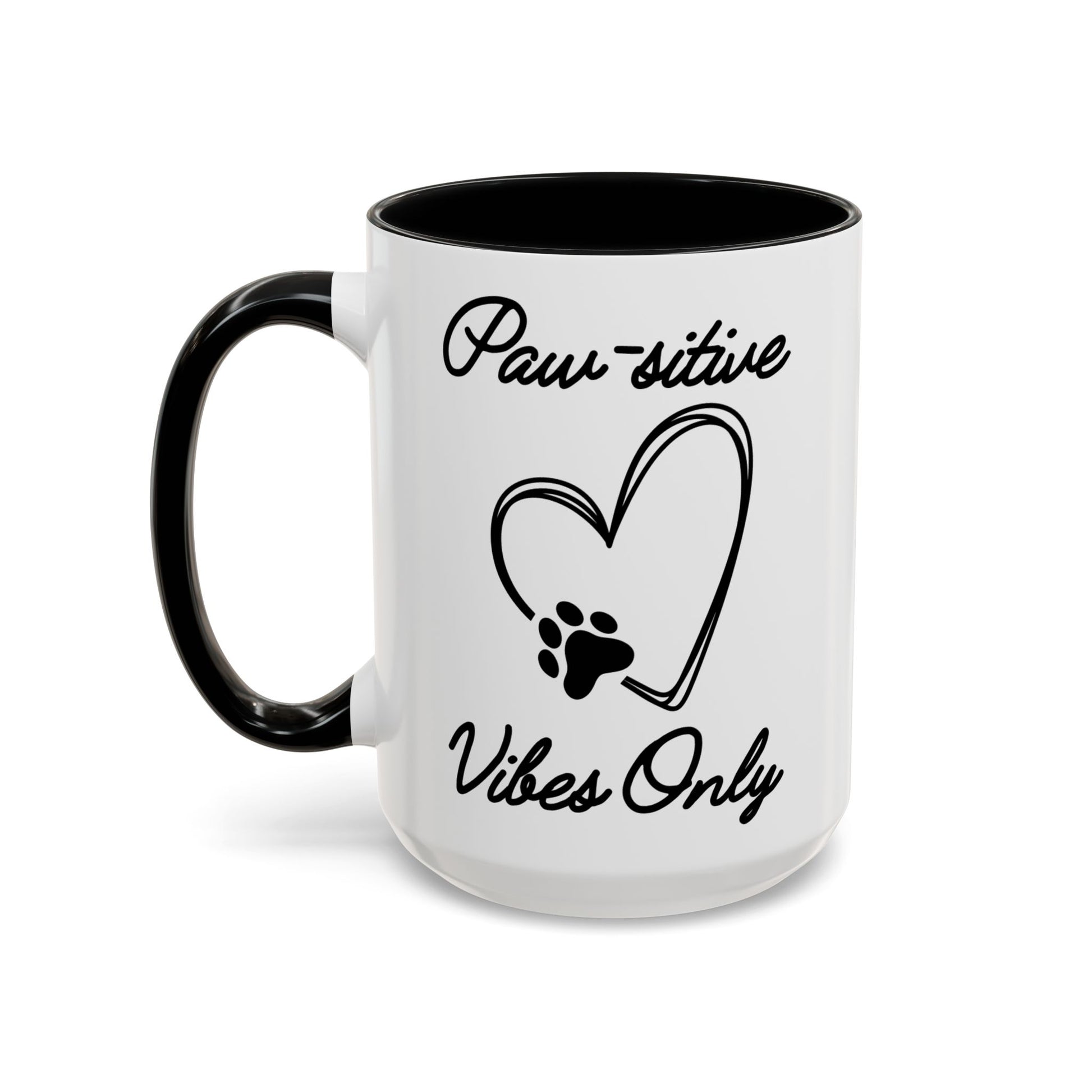 Paw-sitive Vibes Only Coffee Mug right