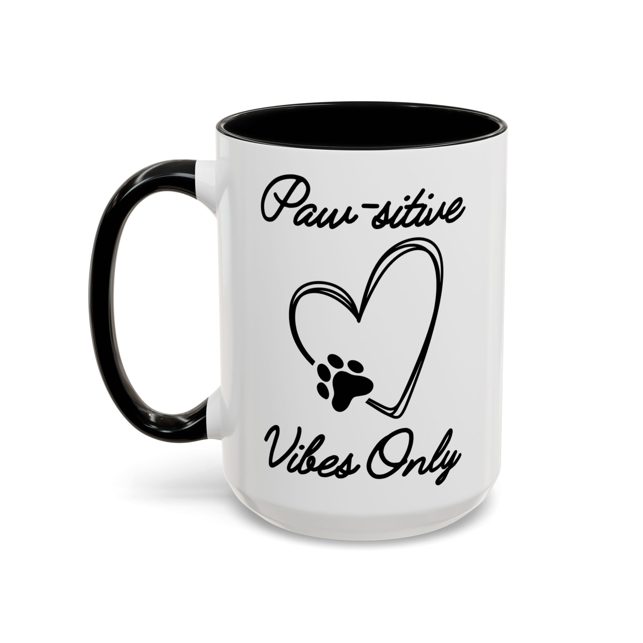 Paw-sitive Vibes Only Coffee Mug right